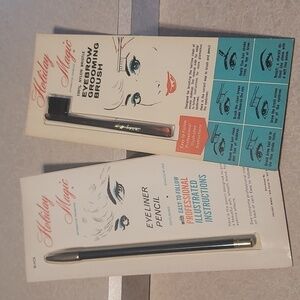Holiday Magic Vintage 1960's Black Eyeliner & Eyebrow Grooming Brush